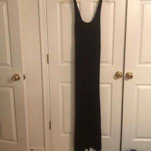 Black Maxi Dress with cutout back
